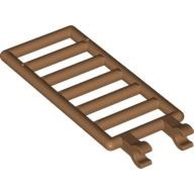 medium nougat bar 7 x 3 with 2 open o clips ladder