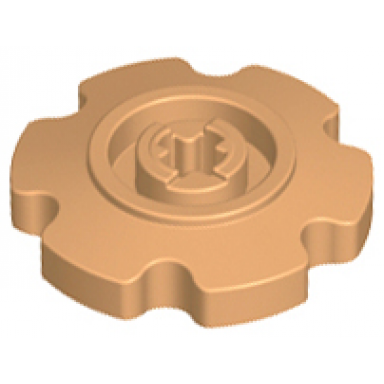 medium nougat technic tread sprocket wheel small