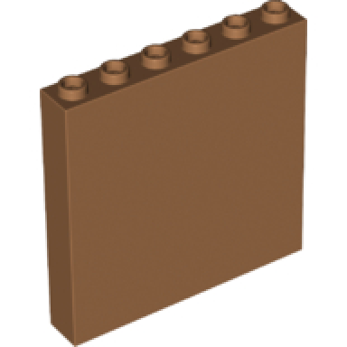 medium nougat panel 1 x 6 x 5