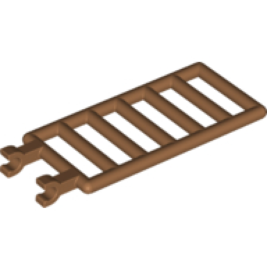 medium nougat bar 7 x 3 with 2 open u clips ladder
