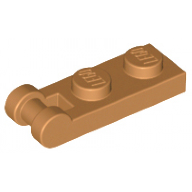 medium nougat plate modified 1 x 2 with bar handle on end