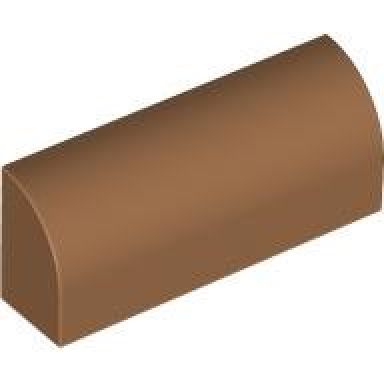 medium nougat slope curved 1 x 4 x 1 1 3