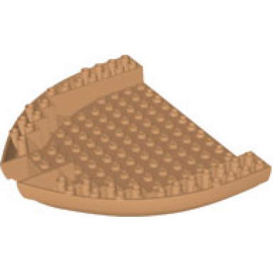 medium nougat boat hull brick 16 x 13 x 2