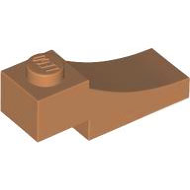 medium nougat arch 1 x 3 inverted
