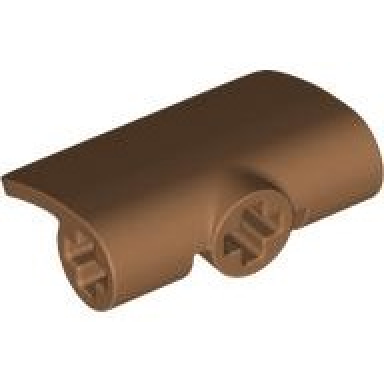 medium nougat technic panel curved 2 x 3 x 1