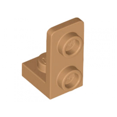 medium nougat bracket 1 x 1 - 1 x 2 inverted