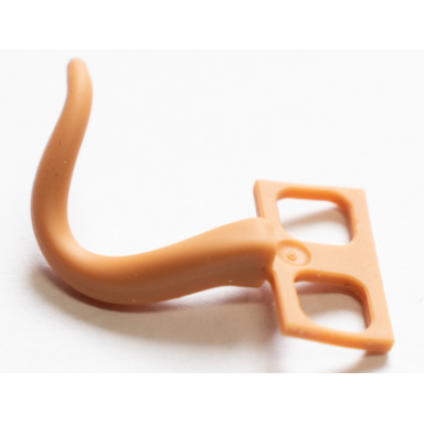 medium nougat minifigure costume tail mouse