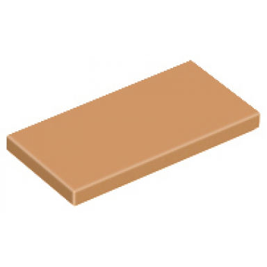 medium nougat tile 2 x 4