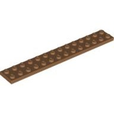 medium nougat plate 2 x 14