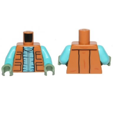 medium nougat torso sw vest with pockets and medium blue shirt pattern greedo medium azure arms sand green hands