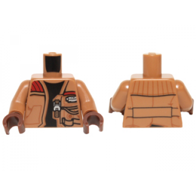 medium nougat torso sw jacket with pockets zipper and gadgets black undershirt pattern medium nougat arms reddish brown hands