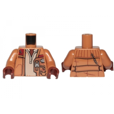 medium nougat torso sw jacket worn with pockets zipper and gadgets tan undershirt pattern medium nougat arms reddish brown hands