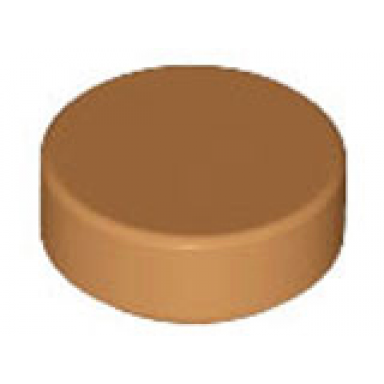 medium nougat tile round 1 x 1