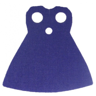 dark purple minifigure cape cloth extended with round bottom and 2 top holes