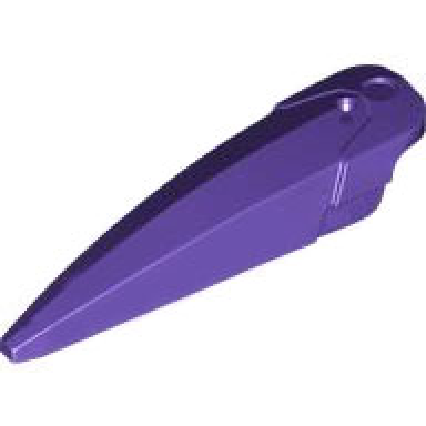dark purple hero factory weapon blade wide curved
