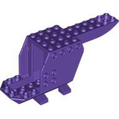 dark purple helicopter body without top pin