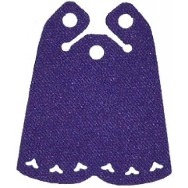 mini doll cape cloth friends 2 bottom curves long with 3 small top holes and heart shaped holes
