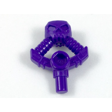 dark purple minifigure weapon djinn sword hilt with skull and bar