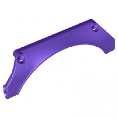 dark purple technic panel car mudguard arched 15 x 2 x 5 straight top