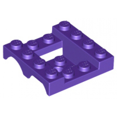 dark purple vehicle mudguard 4 x 4 x 1 1 3 double