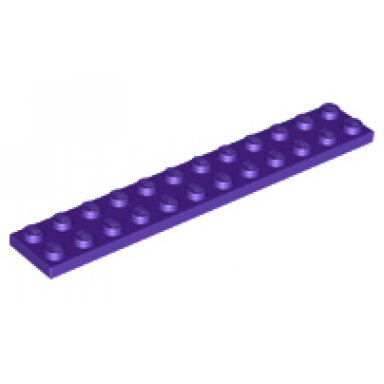dark purple plate 2 x 12
