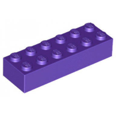 dark purple brick 2 x 6