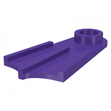 dark purple minifigure footgear flipper