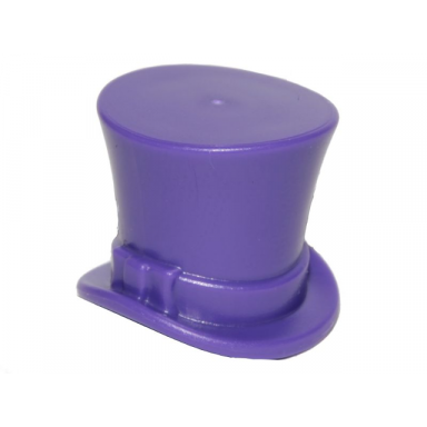 dark purple minifigure headgear hat top hat with ribbon