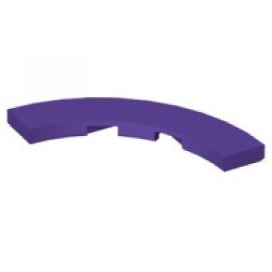 dark purple tile round corner 4 x 4 macaroni