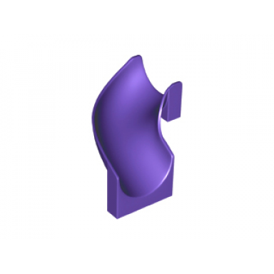 dark purple slide playground 6 x 6 x 6 curved 90 degrees