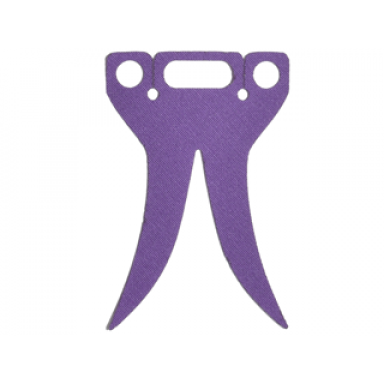 dark purple minifigure coattails cloth long