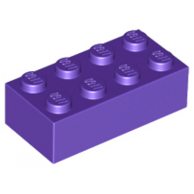 dark purple brick 2 x 4