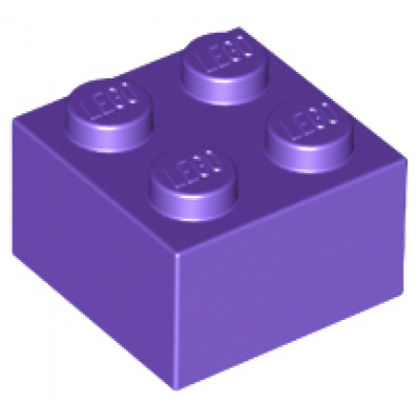 dark purple brick 2 x 2