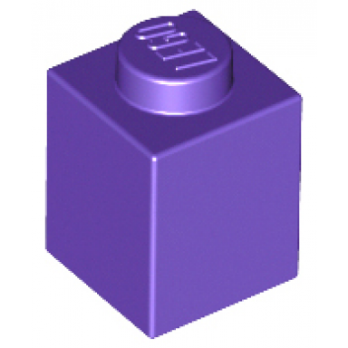 dark purple brick 1 x 1