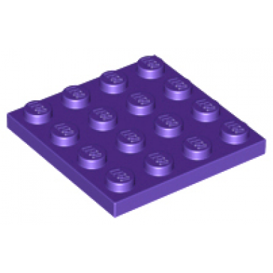dark purple plate 4 x 4