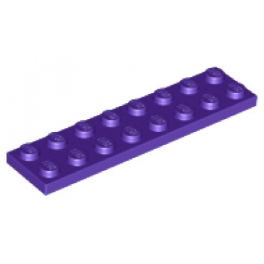 dark purple plate 2 x 8