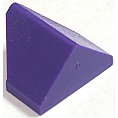 dark purple slope 45 2 x 1 double inverted with bottom stud holder