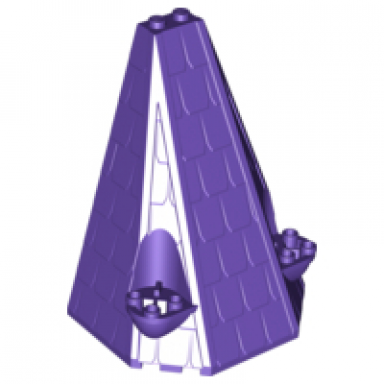 dark purple tower roof 6 x 8 x 9