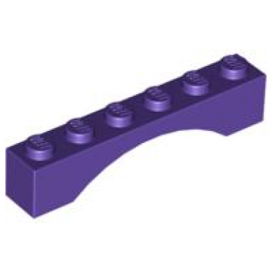 dark purple arch 1 x 6