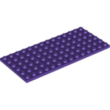 dark purple plate 6 x 14