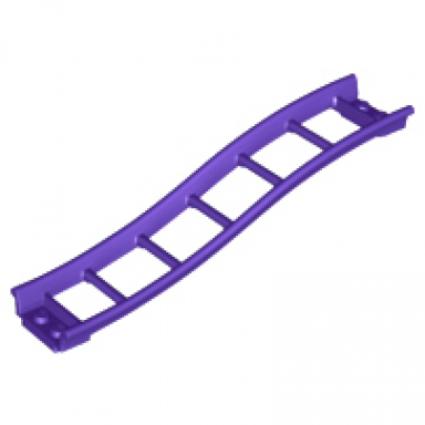 dark purple train track roller coaster ramp small 3 bricks elevation