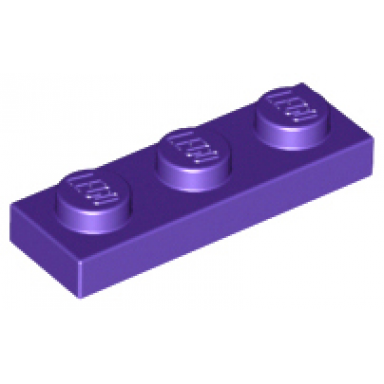 dark purple plate 1 x 3