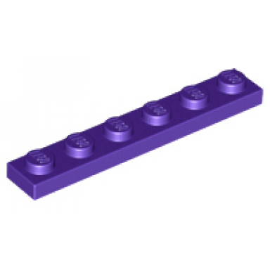 dark purple plate 1 x 6
