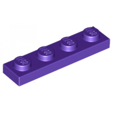 dark purple plate 1 x 4