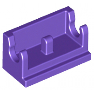 dark purple hinge brick 1 x 2 base