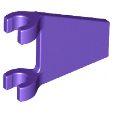 dark purple flag 2 x 2 trapezoid