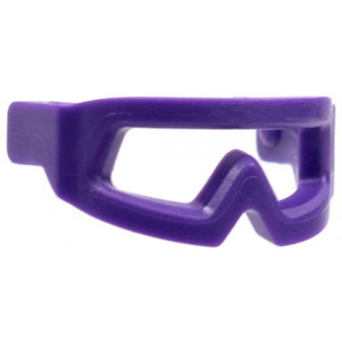dark purple minifigure visor snow goggles