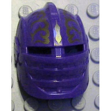 dark purple large figure visor danju with gold pattern
