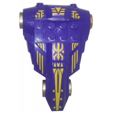 dark purple large figure torso kk with danju pattern - series 1