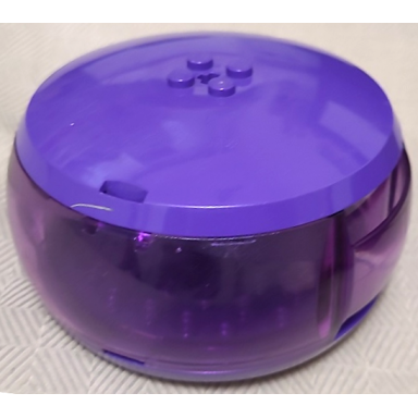 dark purple container x-pod caps with trans-medium purple barrel 47675 47676 47674